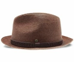 Driftwood - Walrus Hats Brown Paper Braid Straw Fedora Hat