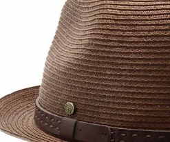 Driftwood - Walrus Hats Brown Paper Braid Straw Fedora Hat
