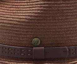 Driftwood - Walrus Hats Brown Paper Braid Straw Fedora Hat