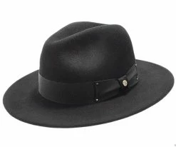 Men Empire - Walrus Hats Grey Wool Felt Fedora Hat - H7001