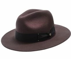 Men Empire - Walrus Hats Grey Wool Felt Fedora Hat - H7001