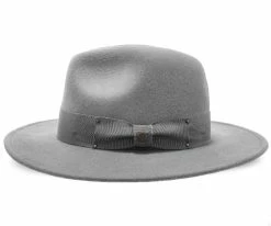 Men Empire - Walrus Hats Grey Wool Felt Fedora Hat - H7001