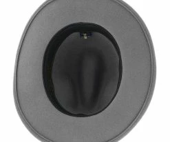 Men Empire - Walrus Hats Grey Wool Felt Fedora Hat - H7001