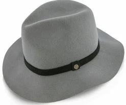 Cheap ๐ Endeavour - Walrus Hats Grey Wool Felt Fedora Hat - H7007 โจ 18 Endeavour - Walrus Hats Grey Wool Felt Fedora Hat - H7007