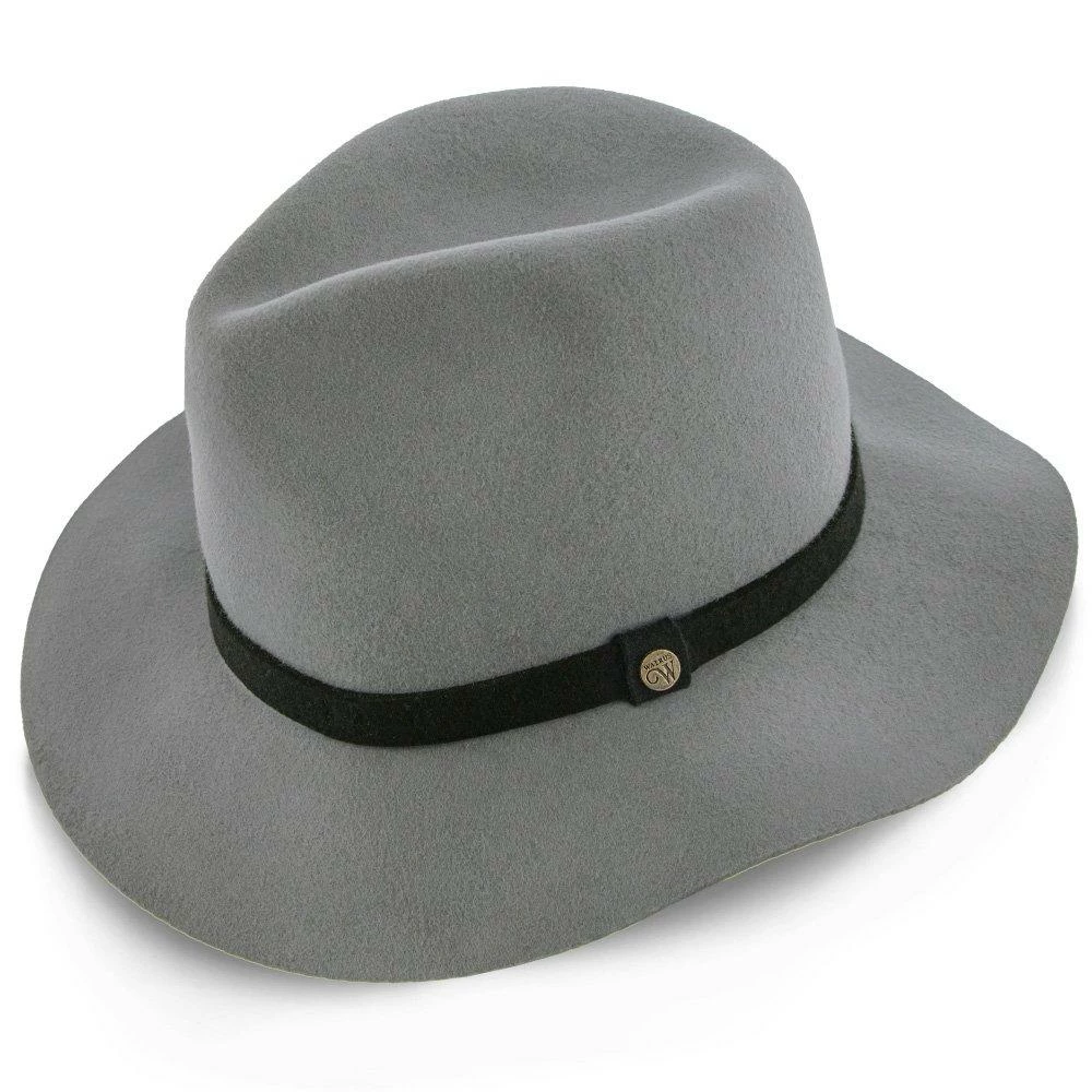 Cheap ๐ Endeavour - Walrus Hats Grey Wool Felt Fedora Hat - H7007 โจ 3 Endeavour - Walrus Hats Grey Wool Felt Fedora Hat - H7007