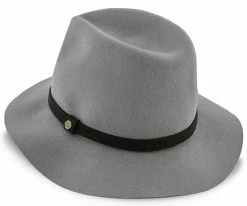 Cheap ๐ Endeavour - Walrus Hats Grey Wool Felt Fedora Hat - H7007 โจ 24 Endeavour - Walrus Hats Grey Wool Felt Fedora Hat - H7007