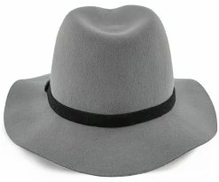 Cheap ๐ Endeavour - Walrus Hats Grey Wool Felt Fedora Hat - H7007 โจ 26 Endeavour - Walrus Hats Grey Wool Felt Fedora Hat - H7007