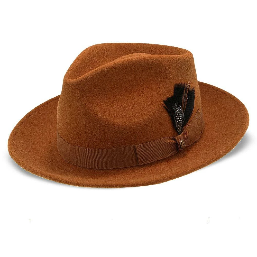 New ๐ Fedora Hats Freemont - Walrus Hats Wool Fedora Hat ๐ 13 Fedora Hats Freemont - Walrus Hats Wool Fedora Hat
