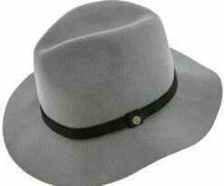Cheap ๐ Endeavour - Walrus Hats Grey Wool Felt Fedora Hat - H7007 โจ 29 Endeavour - Walrus Hats Grey Wool Felt Fedora Hat - H7007