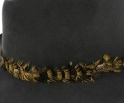 Outlet ๐ Men Messenger - Walrus Hats Grey Center Dent Wool Felt Fedora Hat ๐ 15 Men Messenger - Walrus Hats Grey Center Dent Wool Felt Fedora Hat