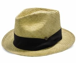 Midnight Luxe - Walrus Hats Natural Sisal Straw Fedora Childs Hat