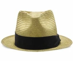 Midnight Luxe - Walrus Hats Natural Sisal Straw Fedora Childs Hat