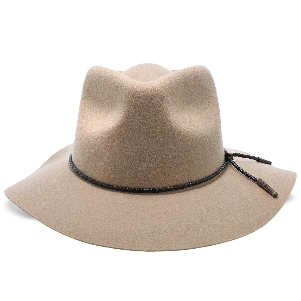 Flash Sale ๐ Monterey - Walrus Hats Light Brown Wool Felt Wide Brim Fedora Hat - H7010 ๐ฅฐ 10 Monterey - Walrus Hats Light Brown Wool Felt Wide Brim Fedora Hat - H7010