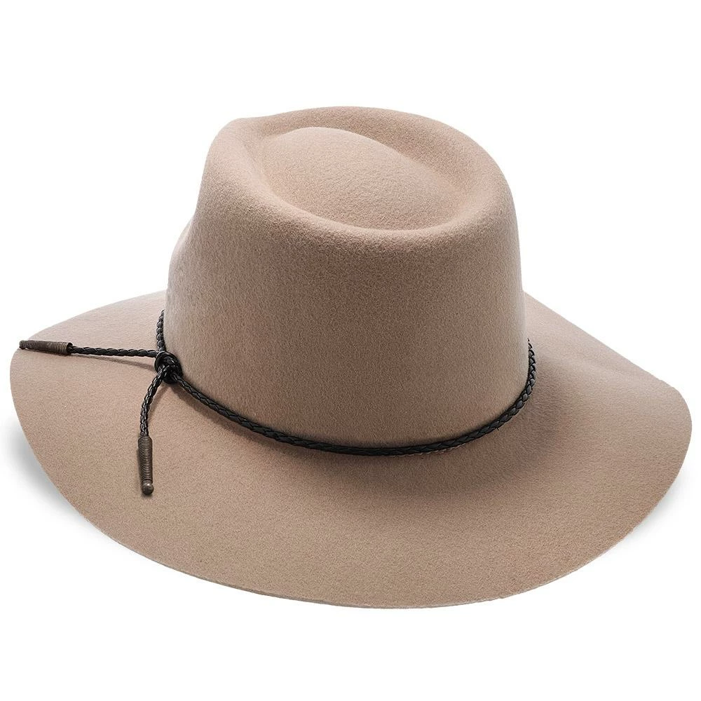 Flash Sale ๐ Monterey - Walrus Hats Light Brown Wool Felt Wide Brim Fedora Hat - H7010 ๐ฅฐ 16 Monterey - Walrus Hats Light Brown Wool Felt Wide Brim Fedora Hat - H7010