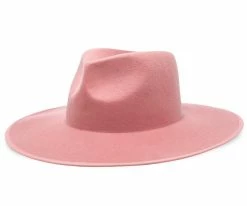 Walrus Hats Castle Pink Fedora Hat W/ Festival Bands