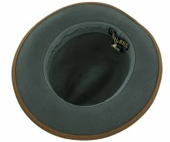 Pinnacle - Walrus Hats Sage Wool Felt Fedora Hat - H7022