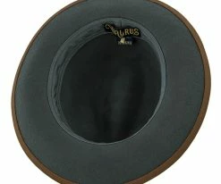 Pinnacle - Walrus Hats Sage Wool Felt Fedora Hat - H7022