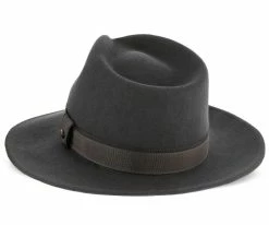 Men Tampa - Walrus Hats Grey Center Dent Wool Felt Fedora Hat