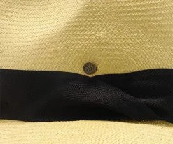 Big Catch - Walrus Hats Natural Paper Braid Straw Fedora Hat W/ Band Men