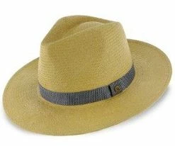 Big Catch - Walrus Hats Natural Paper Braid Straw Fedora Hat W/ Band Men