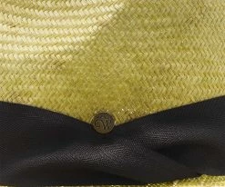 Men Midnight Luxe - Walrus Hats Sisal Straw Fedora Hat W/ Band