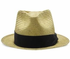 Men Midnight Luxe - Walrus Hats Sisal Straw Fedora Hat W/ Band