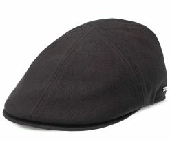 Men Walrus Hats Luxe Checkmate Duckbill Flat Cap