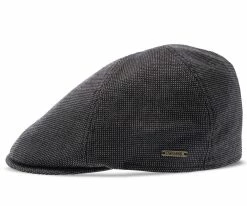 Walrus Hats Luxe Check Duckbill Flat Cap Men