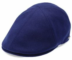 Men Walrus Hats Luxe Grand Master Duckbill Flat Cap