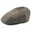 Men Tribeca - Walrus Hats Grey Tweed Patchwork Ivy Cap