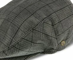 Men Director - Walrus Hats Grey Plaid Polyester Ivy Cap