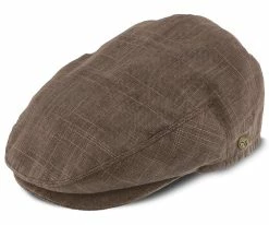 Downtown - Walrus Hats Linen/Cotton Blend Ivy Cap Men