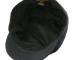 Men The Blazer - Walrus Hats Navy/Green Houndstooth Polyester Ivy Cap