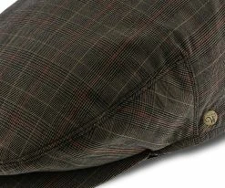 Men The Fairway - Walrus Hats Brown/Red Plaid Polyester Ivy Cap