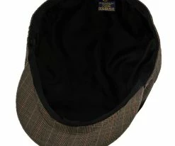 Men The Fairway - Walrus Hats Brown/Red Plaid Polyester Ivy Cap