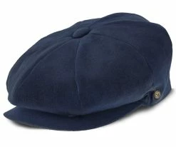 Beckham - Walrus Hats Tan Cotton 8 Panel Newsboy Cap
