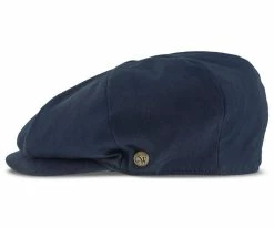 Beckham - Walrus Hats Tan Cotton 8 Panel Newsboy Cap