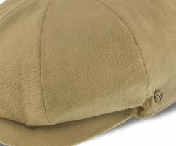 Beckham - Walrus Hats Tan Cotton 8 Panel Newsboy Cap
