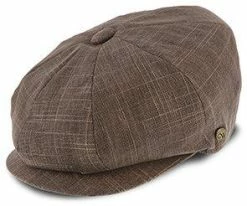 Regal - Walrus Hats Linen/Cotton 8 Panel Newsboy Cap Men