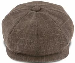 Regal - Walrus Hats Linen/Cotton 8 Panel Newsboy Cap Men