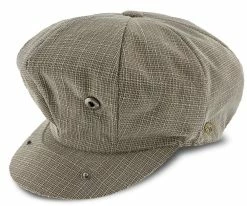 Men Textbook - Walrus Hats Sage/Grey Polyester 8 Panel Newsboy Cap