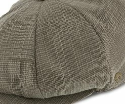 Men Textbook - Walrus Hats Sage/Grey Polyester 8 Panel Newsboy Cap