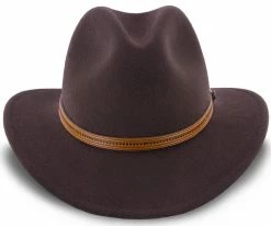 Women Big Sur - Walrus Hats Dark Brown Wool Felt Safari Hat