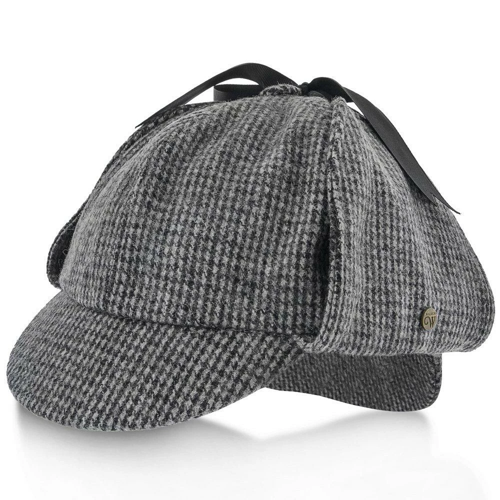 Cheap ๐งจ Fox & Hound - Walrus Hats Multi-colored Wool Blend Checkered Sherlock Holmes Deerstalker Hat Men ๐ 2 Fox & Hound - Walrus Hats Multi-colored Wool Blend Checkered Sherlock Holmes Deerstalker Hat Men