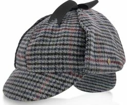 Cheap ๐งจ Fox & Hound - Walrus Hats Multi-colored Wool Blend Checkered Sherlock Holmes Deerstalker Hat Men ๐ 16 Fox & Hound - Walrus Hats Multi-colored Wool Blend Checkered Sherlock Holmes Deerstalker Hat Men