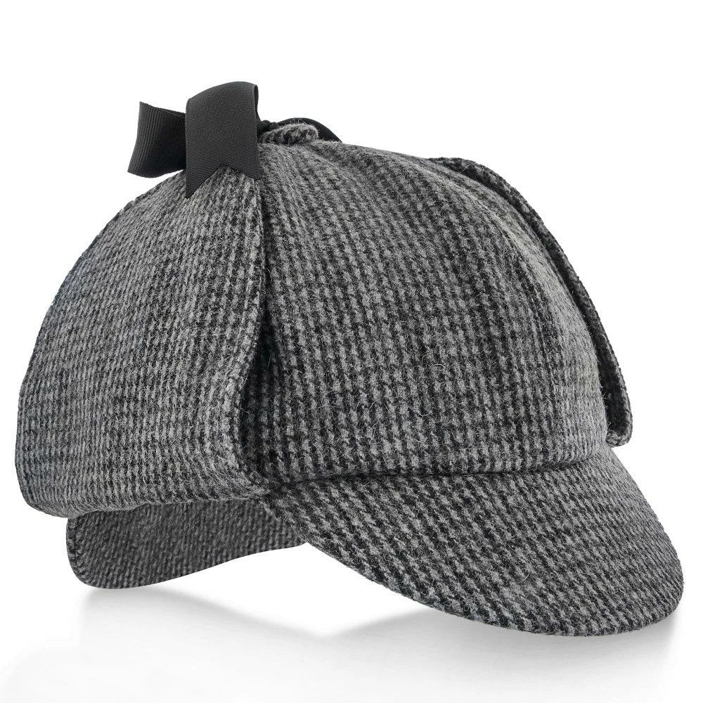 Cheap ๐งจ Fox & Hound - Walrus Hats Multi-colored Wool Blend Checkered Sherlock Holmes Deerstalker Hat Men ๐ 4 Fox & Hound - Walrus Hats Multi-colored Wool Blend Checkered Sherlock Holmes Deerstalker Hat Men