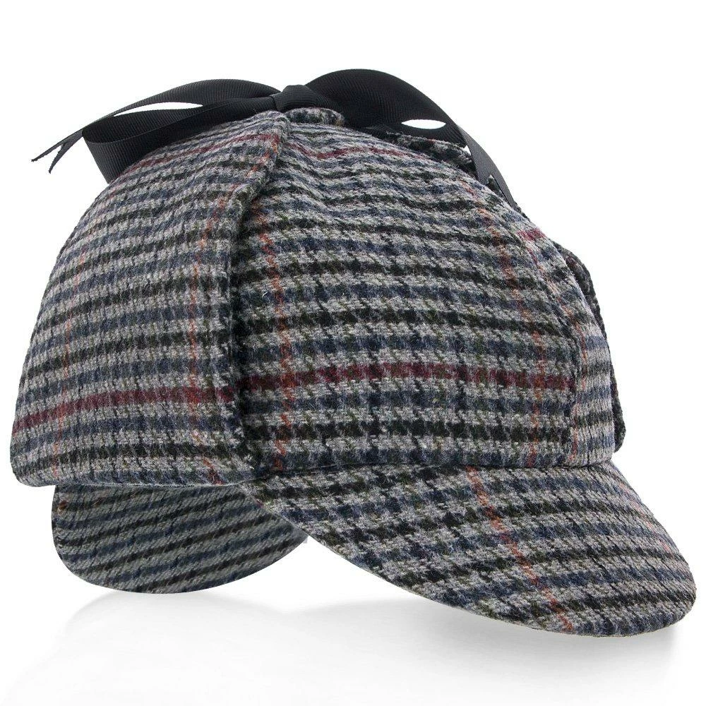 Cheap ๐งจ Fox & Hound - Walrus Hats Multi-colored Wool Blend Checkered Sherlock Holmes Deerstalker Hat Men ๐ 5 Fox & Hound - Walrus Hats Multi-colored Wool Blend Checkered Sherlock Holmes Deerstalker Hat Men