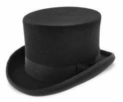 Sir Winston - Walrus Hats Wool Felt 5.25 In. Height English Topper Hat - H7021