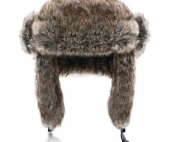 Buy ๐ Men Walrus Hats Faux Fur Brown Trapper Hat โจ 30 Men Walrus Hats Faux Fur Brown Trapper Hat