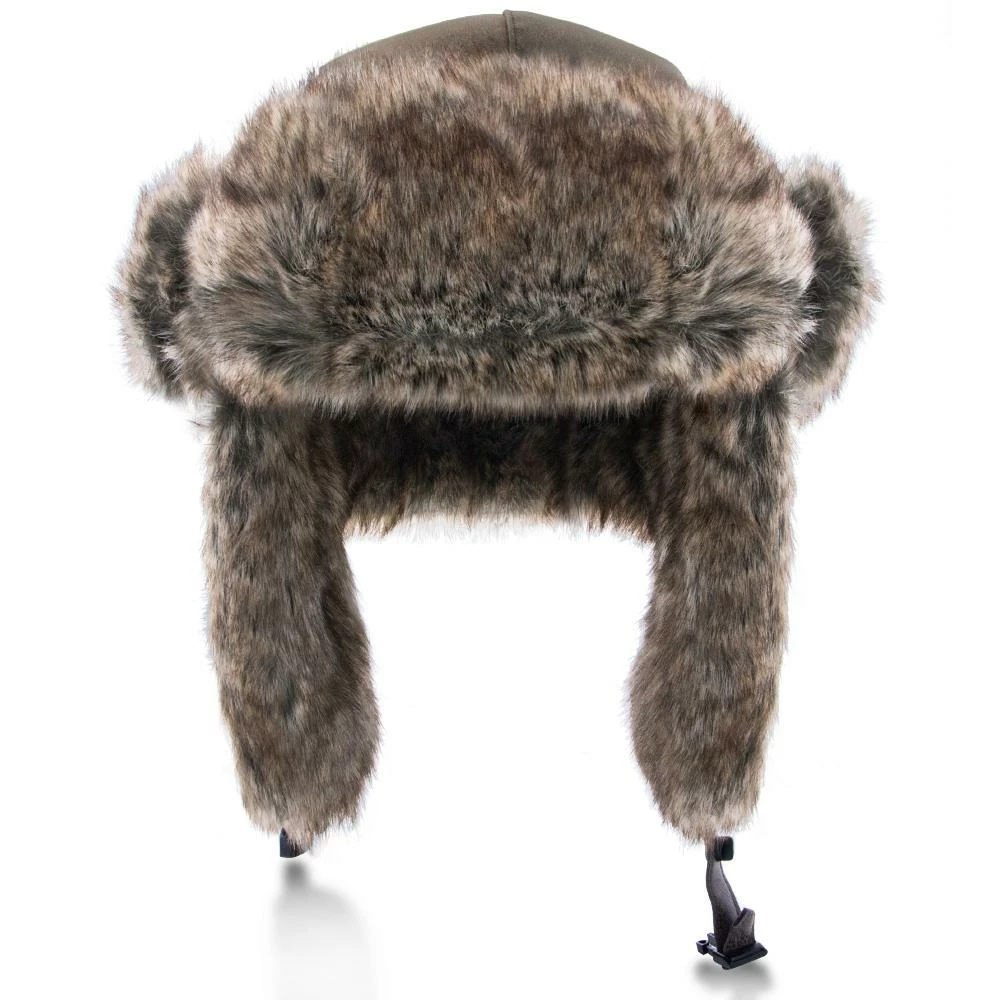 Buy ๐ Men Walrus Hats Faux Fur Brown Trapper Hat โจ 7 Men Walrus Hats Faux Fur Brown Trapper Hat